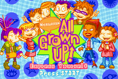 All Grown Up! - Express Yourself Title Screen